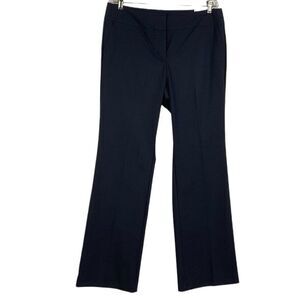 Ann Taylor Factory Mid Rise Full Length Trouser Pants, Navy Blue, size 12, NWT